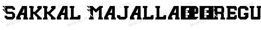 Sakkal Majalla(2) Regular字体转换